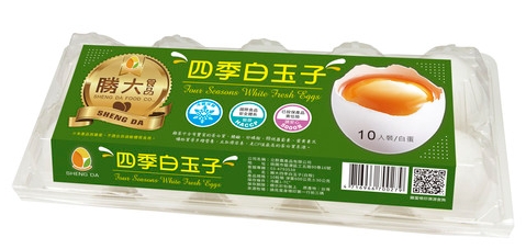 洗選白蛋 <br>勝大食品洗選蛋10入/盒-四季白玉子  |產品介紹|產品介紹